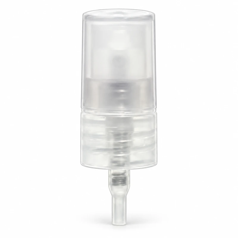 FMA-01 / Reference 04 - 14/415: Translucent sprayer and ribbed collar with a translucent cap