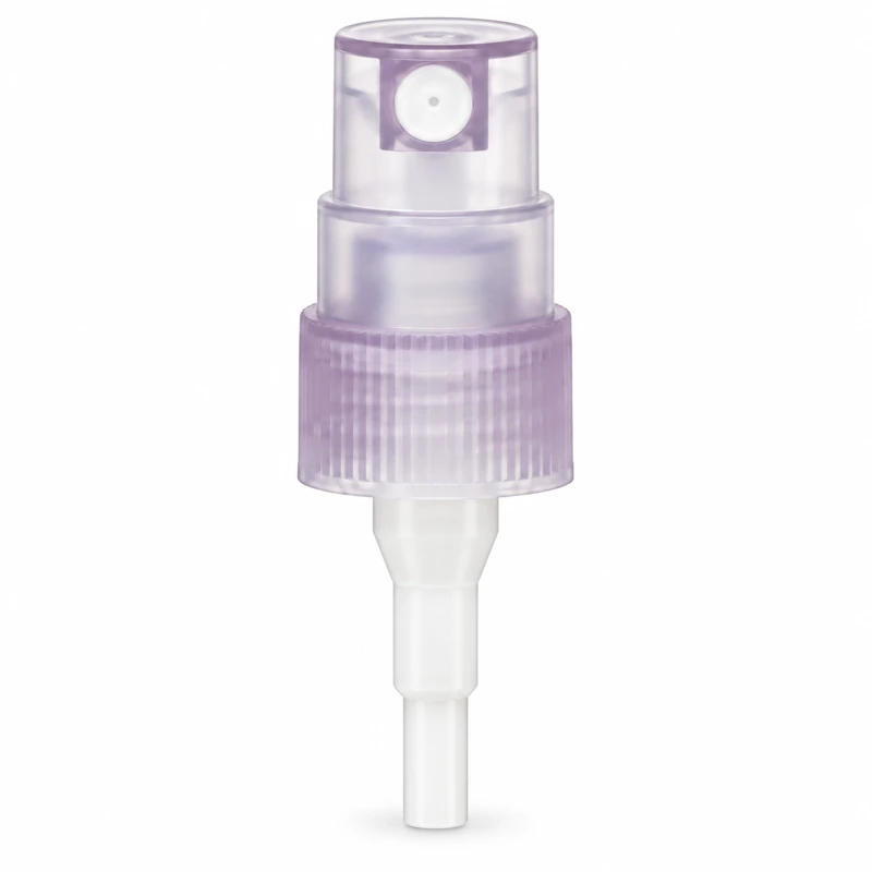 FMA-01 / Reference 05 - 14/410: Purple sprayer and ribbed purple collar, without cap