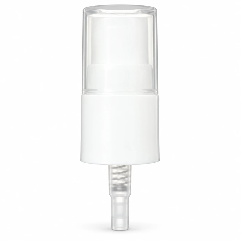 FMA-01 / Reference 10 - 17/415: White sprayer with a tall cap and ribbed white collar