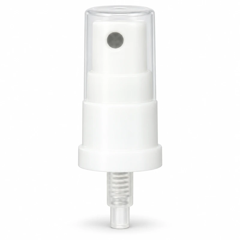 FMA-01 / Reference 13 - 18/410T: White short capped sprayer with a wide base