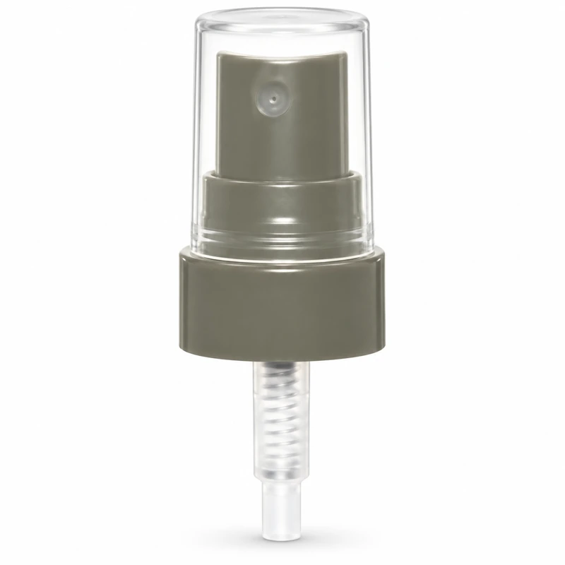 FMA-01 / Reference 24 - 22/400s: Smoky-gray sprayer with a smooth gray collar and clear cap
