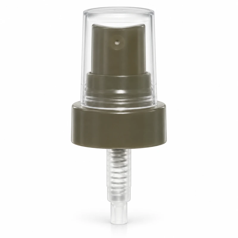 FMA-01 / Reference 31 - 24/400s: Smoky-gray sprayer with a smooth wide collar and clear cap