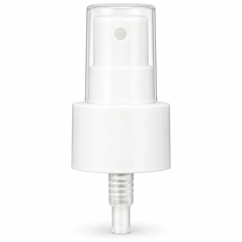 FMA-01 / Reference 32 - 28/410: White sprayer with a broad ribbed collar, without cap