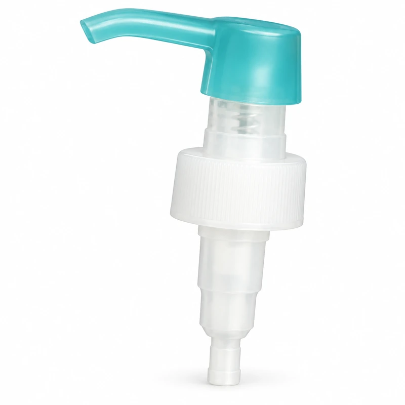 L1-10: Turquoise sloping actuator and white collar