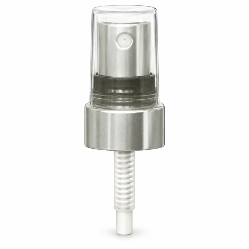 Reference 17 · 20/400: Silver-tone sprayer with dark spacer and clear overcap