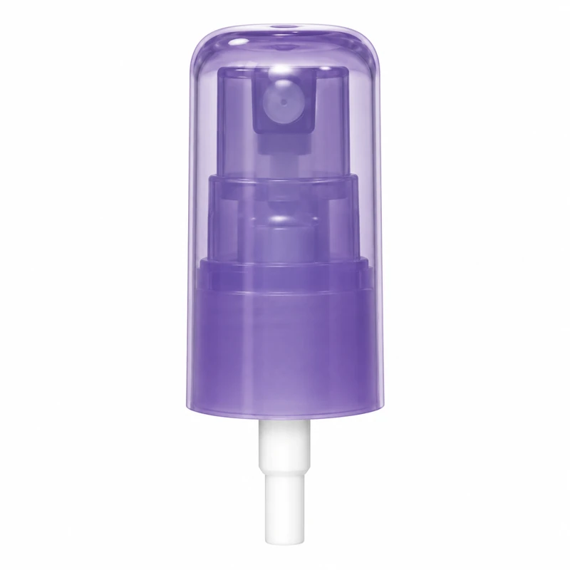 Reference 08 · 18/415: Purple sprayer with a rounded translucent purple overcap