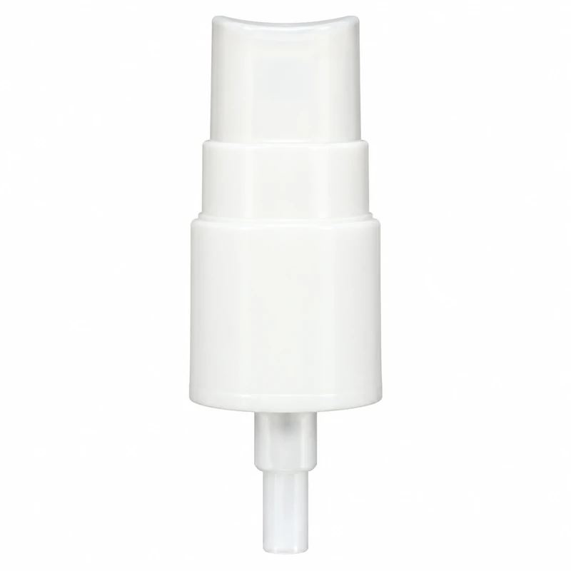 Reference 09 · 18/415: White sprayer and white collar, shown uncapped