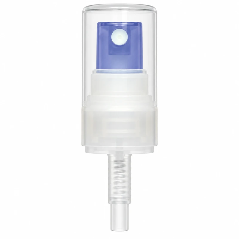 Reference 12 · 20/410s: Blue actuator, white collar and clear overcap