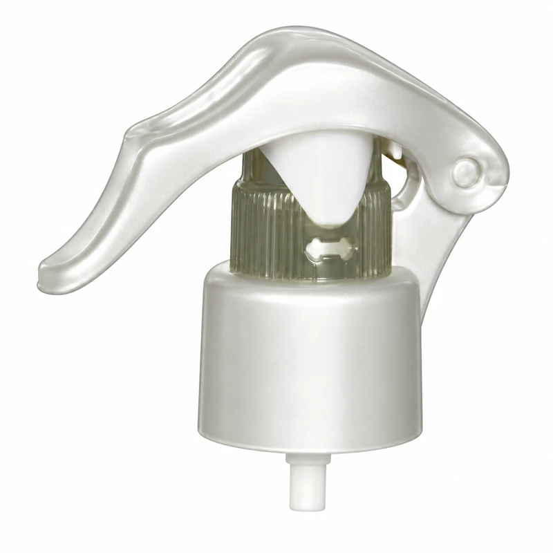 SP-10: Compact curved trigger with a pearl/silver-tone body