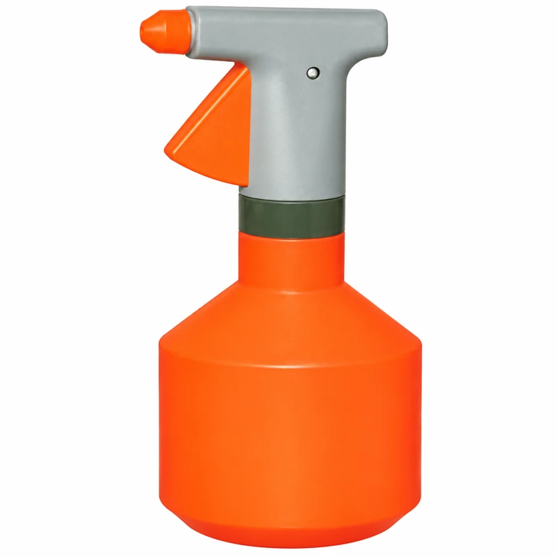 Orange bottle with a gray pistol-style head and orange trigger