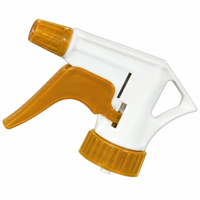 SP-4: White and translucent amber sprayer with an open rear frame