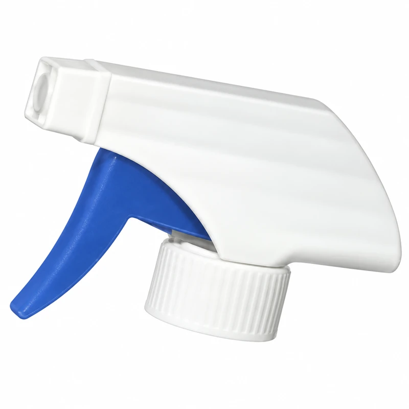 SP-7A: White shell with an angular blue trigger and white collar