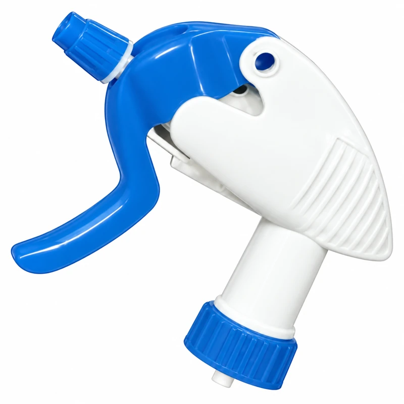 SP-9: Blue and white large-trigger design with a ribbed rear shell