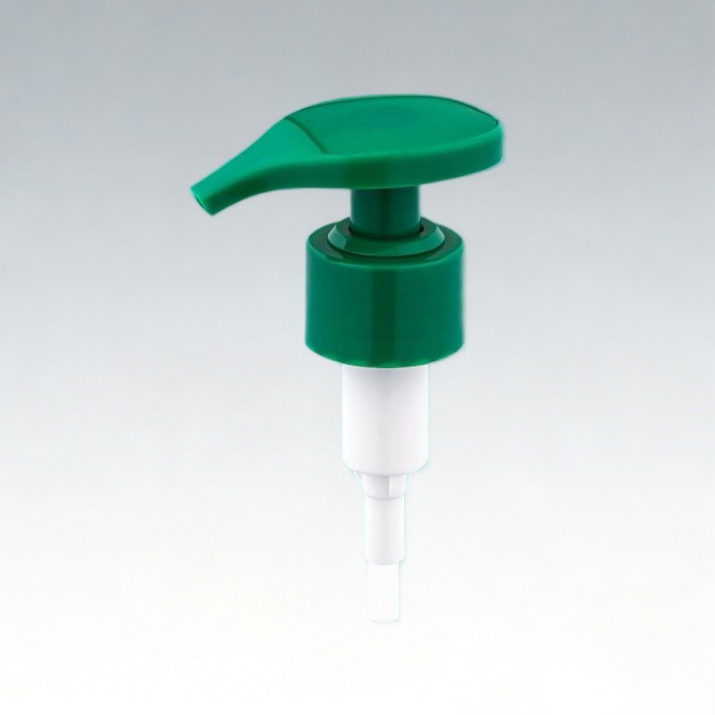 SP-LP-027 left-right external-spring lotion pump with round actuator