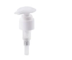 White Lotion Pump Dispensers for Skincare: Matte/Gloss Finish, 20mm-28mm
