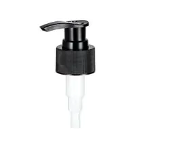 China-Based Black Lotion Pump Supplier: 20mm-28mm, Matte/Gloss Finish & OEM Branding