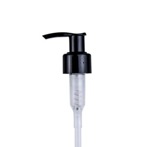 Lock - down mechanism lotion pump for secure transportation of liquid soaps