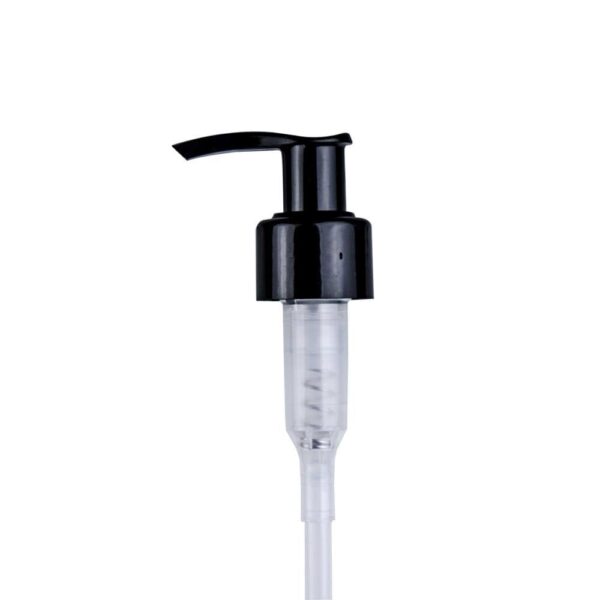 Lock - down mechanism lotion pump for secure transportation of liquid soaps