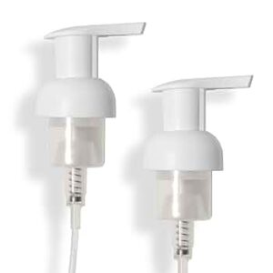 40mm foaming soap dispenser pump with over - cap for spill - prevention
