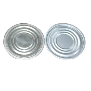 Tinplate lids with gasket for air - tight sealing of canned goods